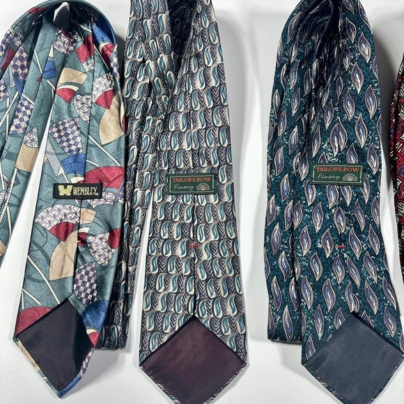Collection Of Five Mens Silk Dress Neckties​​ - Picture 4 of 6